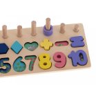 Tablă de lemn de dezvoltare pentru numărare