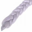 Protecție laterală pătuț, împletit – Gri – 7x200 cm