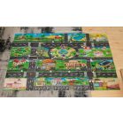 Covor de joacă străzi, impermeabil 130x100 cm