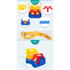 Leagăn de grădină 3 în 1 din plastic, suspendabil