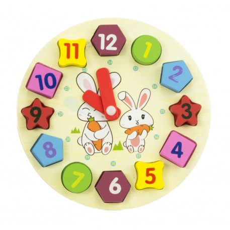 Ceas din lemn de dezvoltare  18 cm