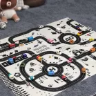 Covor de joacă oraș, rezistent la apă  130 x 100 cm