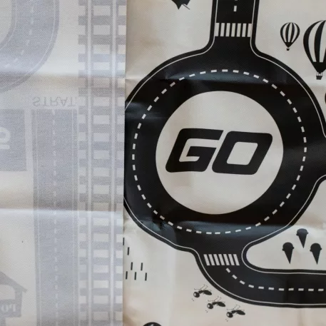 Covor de joacă oraș, rezistent la apă  130 x 100 cm