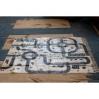 Covor de joacă oraș, rezistent la apă  130 x 100 cm