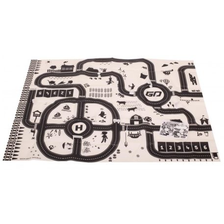 Covor de joacă oraș, rezistent la apă  130 x 100 cm