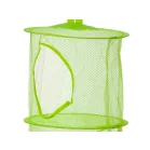 Organizator agățabil cu plasă pentru jucării verde