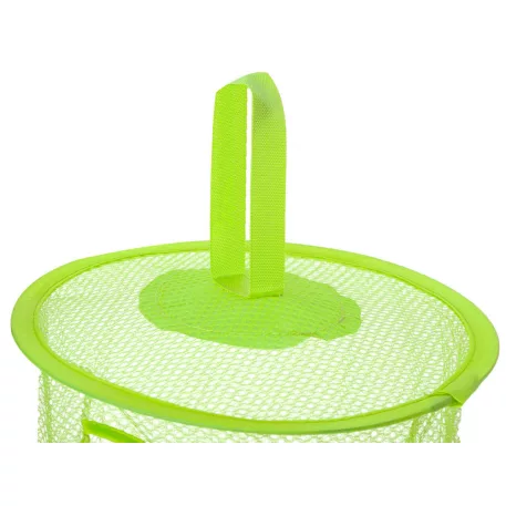 Organizator agățabil cu plasă pentru jucării verde