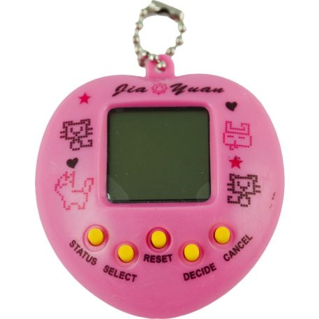 Joc virtual Tamagotchi 49 în 1 în formă de măr – roz