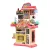  Happy Kitchen Set de bucătărie roz pentru copii cu accesorii, 46 de piese