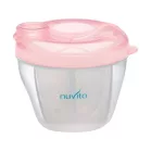 Cutie de depozitare Nuvita pentru lapte praf și formule  - în culoare roz pastelat