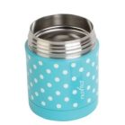 Nuvita acél termosz 350ml - babakék pöttyös