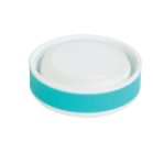 Nuvita acél termosz 350ml - babakék pöttyös