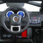 Baby Mix vehicul de teren electric cu telecomandă în culoare negru-alb 