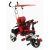 Baby Mix Maxi Trike Red prémium tricikli tolókarral, sárvédővel és lábtartóval