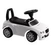 Baby Mix Bentley lábbal hajtható zenélő autó gyerekeknek fehér színben