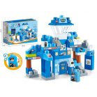 Set de construcție 80 piese cu tematică poliție