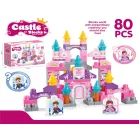 Set de construcție 80 piese cu tematică castel