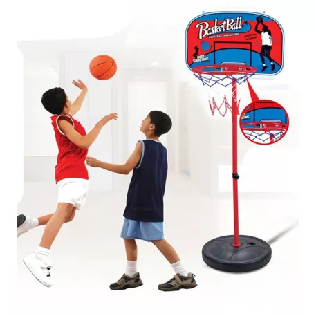 Set suport coș de baschet cu minge
