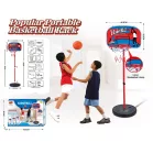 Set suport coș de baschet cu minge