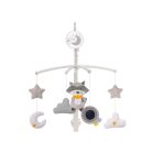 Carusel muzical rotativ pentru pătuț - Gri