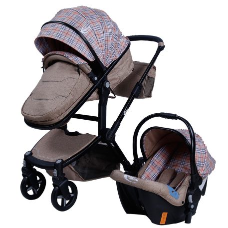 Mama Kiddies Berry Fox 3az1-ben babakocsi kiegészítőkkel + Ajándék