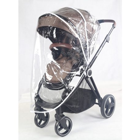 Cărucior 3în1 Mama Kiddies Swan, culoare maro cu accesorii + Cadou