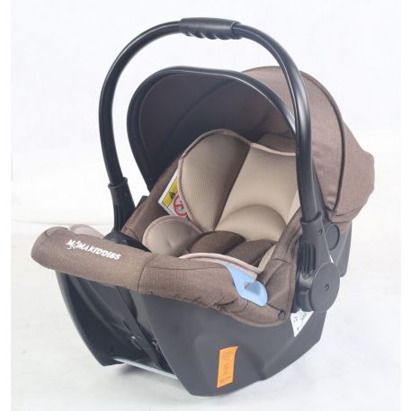 Cărucior 3în1 Mama Kiddies Swan, culoare maro cu accesorii + Cadou