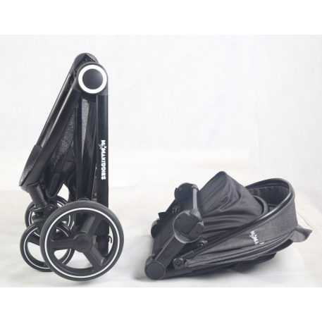 Cărucior 3în1 Mama Kiddies Swan, culoare maro cu accesorii + Cadou