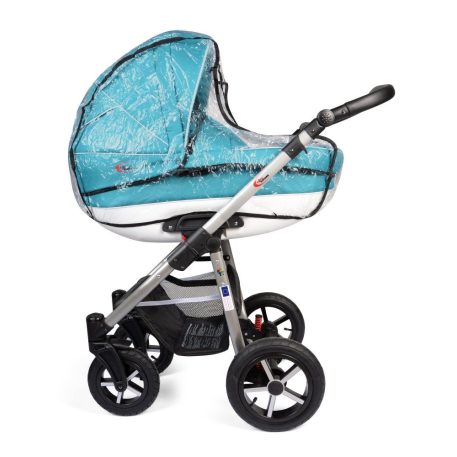 Cărucior multifuncțional 3în1 Mama Kiddies Dream cu accesorii, în culoare  turcoaz  + Cadou