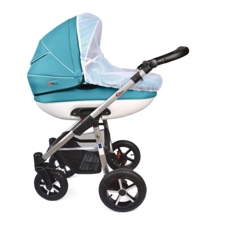 Cărucior multifuncțional 3în1 Mama Kiddies Dream cu accesorii, în culoare  turcoaz  + Cadou