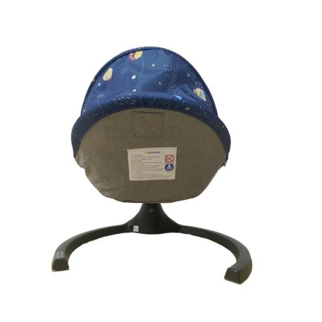 Mama Kiddies premium leagăn electric 2 în 1 și scaun de relaxare cu telecomandă - Galaxy + cadouri