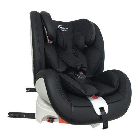 ISOFIX-es 360°-ban forgatható Mama Kiddies Rotary biztonsági autósülés (0-36 kg) fekete színben