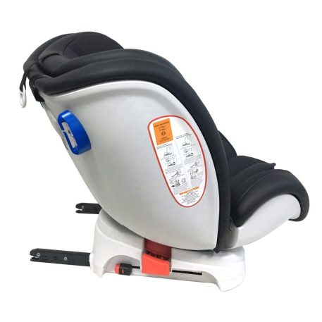 ISOFIX-es 360°-ban forgatható Mama Kiddies Rotary biztonsági autósülés (0-36 kg) fekete színben