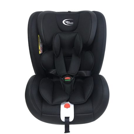 ISOFIX-es 360°-ban forgatható Mama Kiddies Rotary biztonsági autósülés (0-36 kg) fekete színben