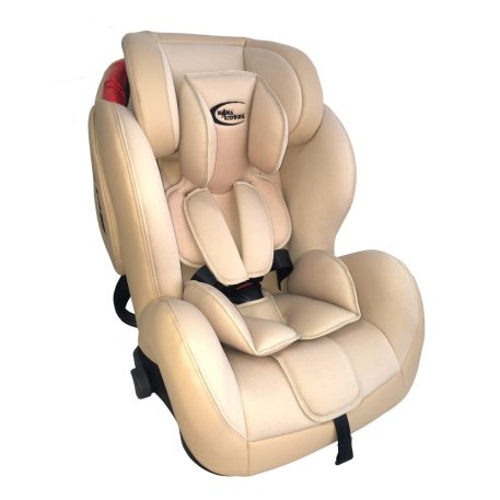 ISOFIX-es Mama Kiddies Universe biztonsági autósülés (9-36 kg) bézs színben