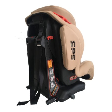 ISOFIX-es Mama Kiddies Universe biztonsági autósülés (9-36 kg) bézs színben