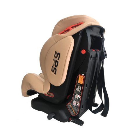 ISOFIX-es Mama Kiddies Universe biztonsági autósülés (9-36 kg) bézs színben