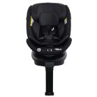 Scaun auto de siguranță Mama Kiddies Turbo Wings rotativ 360° cu ISOFIX (40–150 cm), culoare neagră, cu picior de sprijin + cadou parasolar, pernă pentru susținerea spatelui