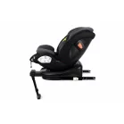 Scaun auto de siguranță Mama Kiddies® Turbo Wings rotativ 360° cu ISOFIX (40–150 cm), culoare gri închis, cu picior de sprijin + cadou parasolar și pernă pentru susținerea spatelui
