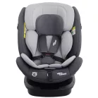 Scaun auto de siguranță Mama Kiddies® Turbo Wings rotativ 360° cu ISOFIX (40–150 cm), culoare gri + cadou parasolar, pernă pentru susținerea spatelui