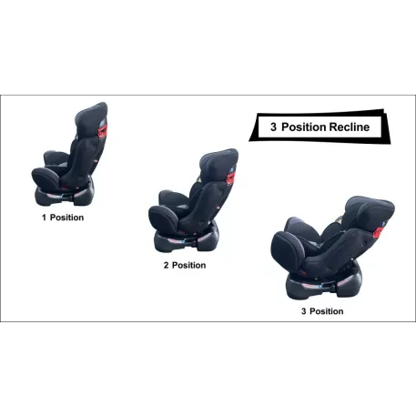 Scaun auto Mama Kiddies Safety Star (0-25 kg) argintiu-negru 