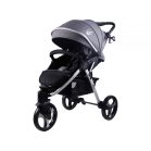 Mama Kiddies Explorer sport babakocsi babahordozóval és kiegészítőkkel szürke színben + ajándék lábzsák