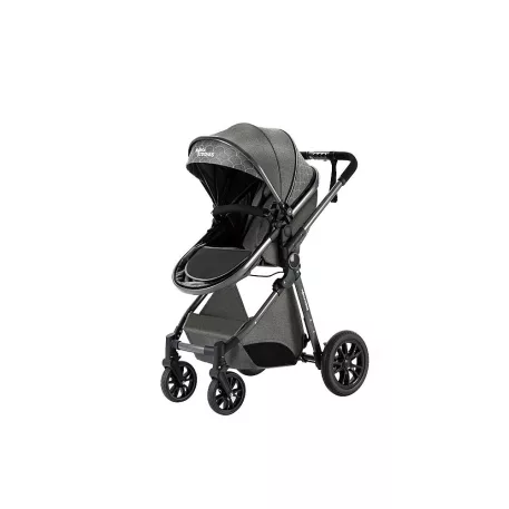 Mama Kiddies Charlie PRO 3 în 1 cărucior pentru copii, cu accesorii, în culoare gri + cadou.