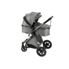Mama Kiddies Charlie PRO 3 în 1 cărucior pentru copii, cu accesorii, în culoare gri + cadou.