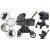 Mama Kiddies Lion Royal Edition 3în1 cărucior multifuncțional cu accesorii, culoare gri + Cadou
