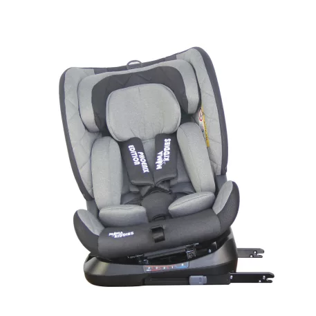Scaun auto Mama Kiddies iSize Phoenix Edition Rotary Protect GT cu Isofix, rotativ 360 grade (40-150 cm) culoarea gri + copertină cadou