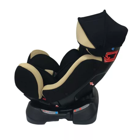 Scaun auto Mama Kiddies Safety Plus (0-25 kg) bej cu copertină cadou