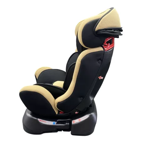 Scaun auto Mama Kiddies Safety Plus (0-25 kg) bej cu copertină cadou