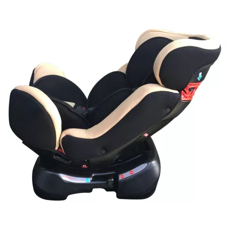 Scaun auto Mama Kiddies Safety Plus (0-25 kg) bej cu copertină cadou