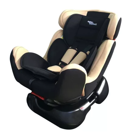 Scaun auto Mama Kiddies Safety Plus (0-25 kg) bej cu copertină cadou
